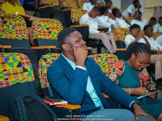 Students engaged in Q&A session